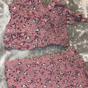 Lavender Off the Shoulder Cropped top.